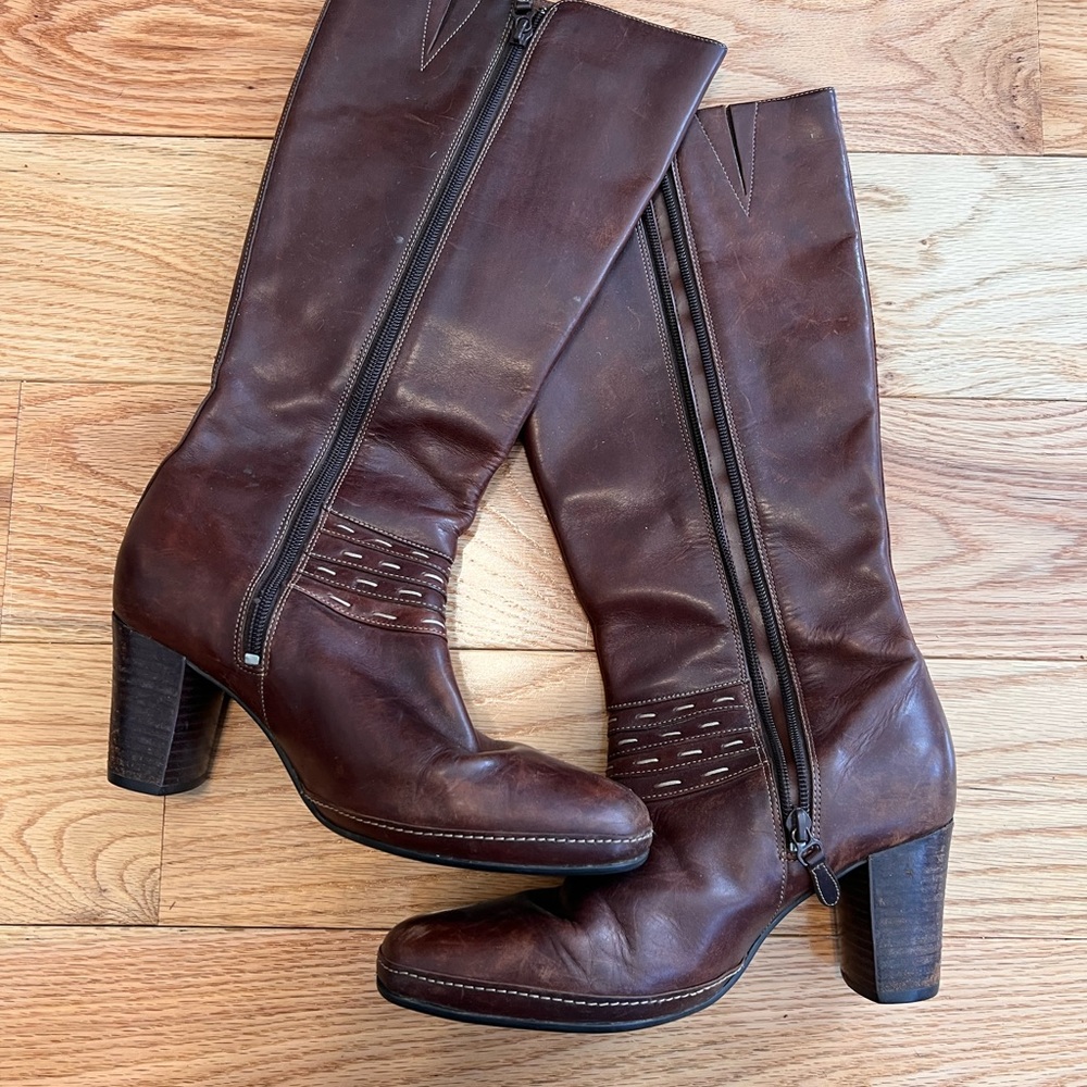 Brown Clarks Boots